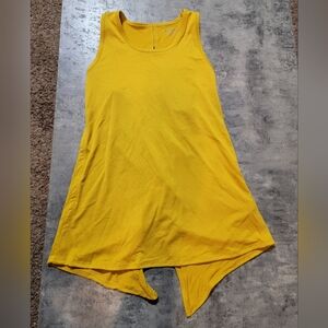 Athleta Essence Tie Back Tank Mustard Yellow Size XXS